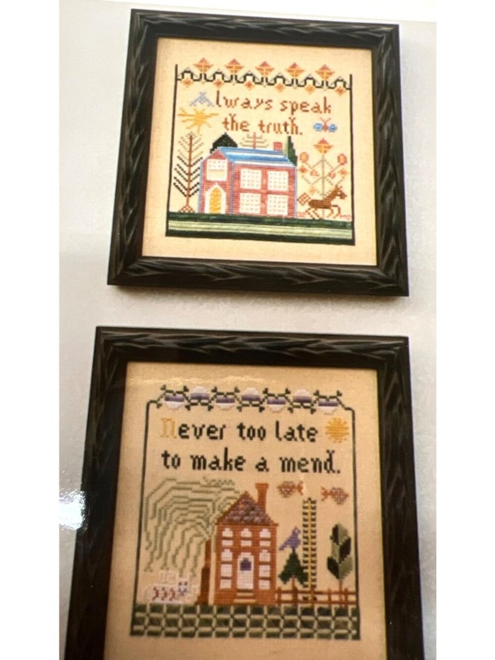 Pithies 3 Cross Stitch Pattern Booklet "Always Speak The Truth" & "Never Too La